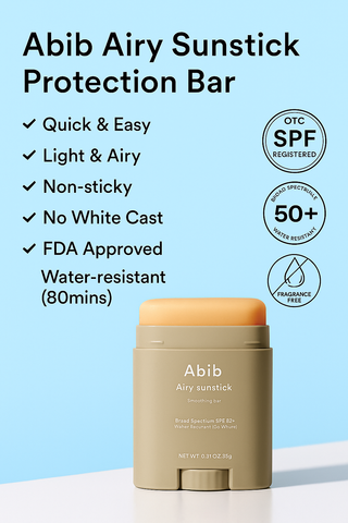 🌞 Sunstick Abib — Protection Solaire Invisible SPF50+