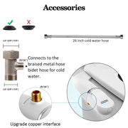 Bidet Ultra-Fin à Double Buses – Confort & Hygiène au Quotidien !
