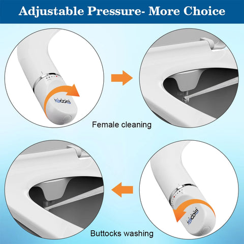 Bidet Ultra-Fin à Double Buses – Confort & Hygiène au Quotidien !